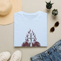 Sacred Heart of Jesus Christian T-Shirt – Crown of Thorns Cross Tee
