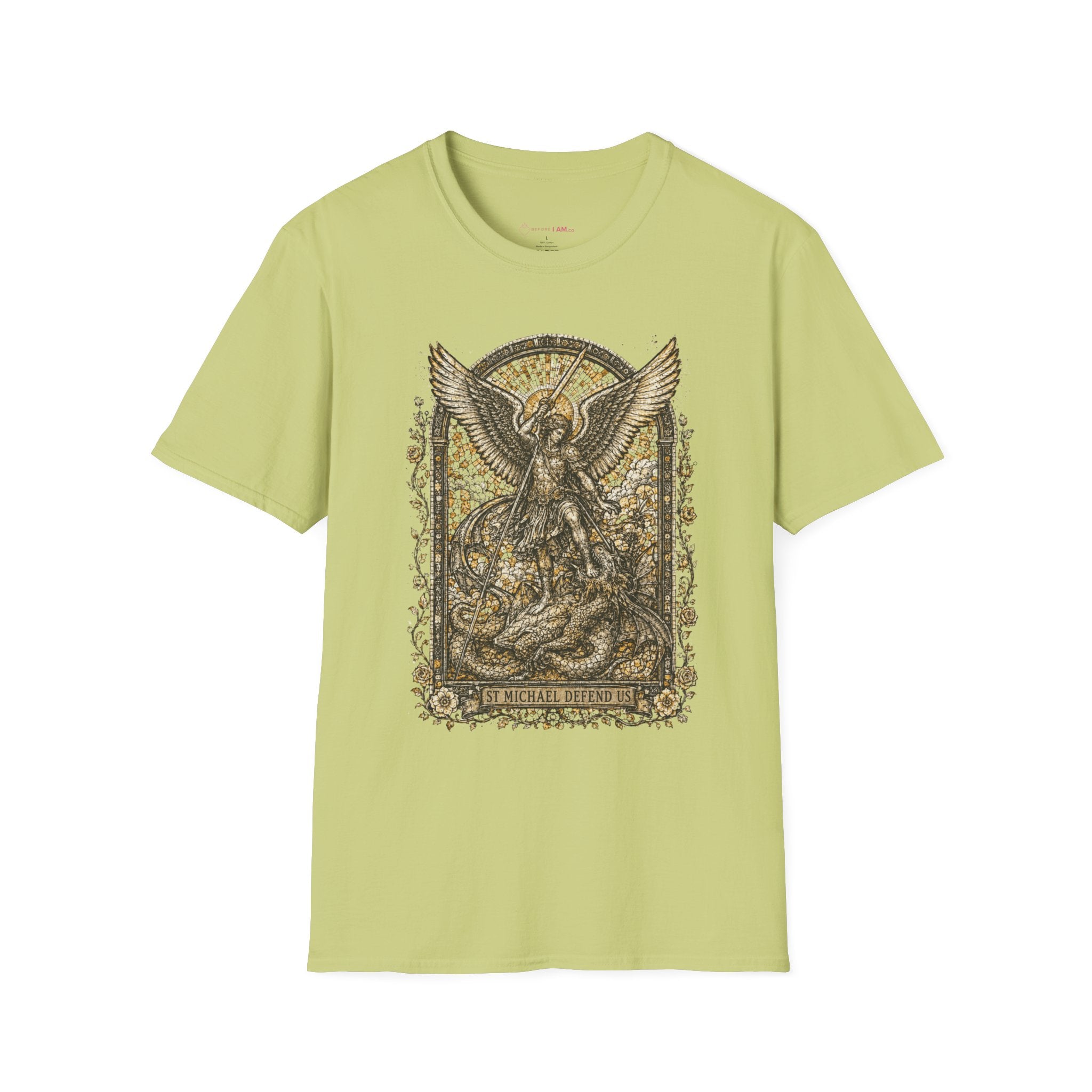 St. Michael Defend Us Christian T-Shirt – Archangel Demon Slayer Tee