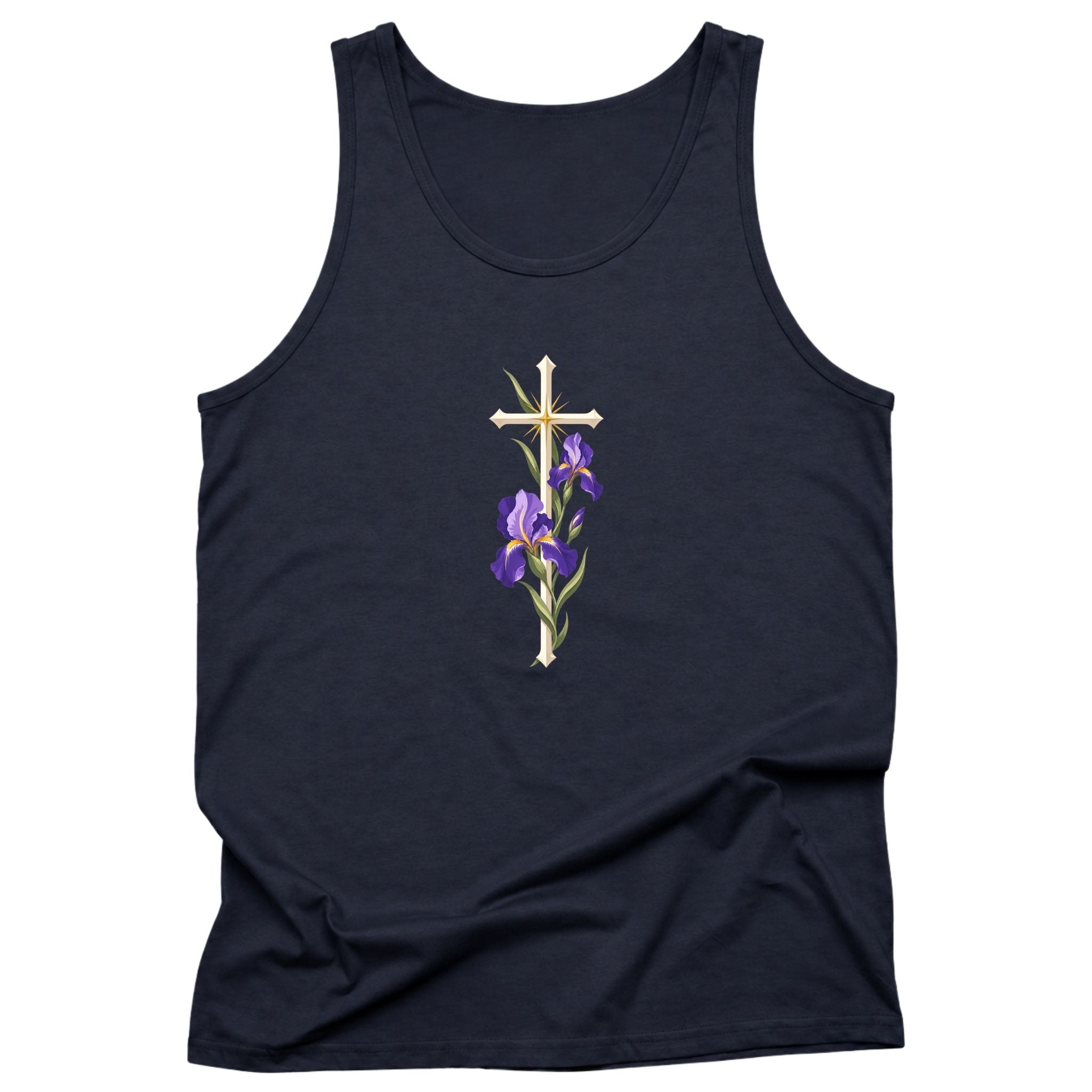 Iris Cross Christian Tank Top