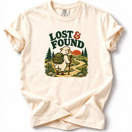 Lost and Found Premium T-Shirt in Ivory, front view