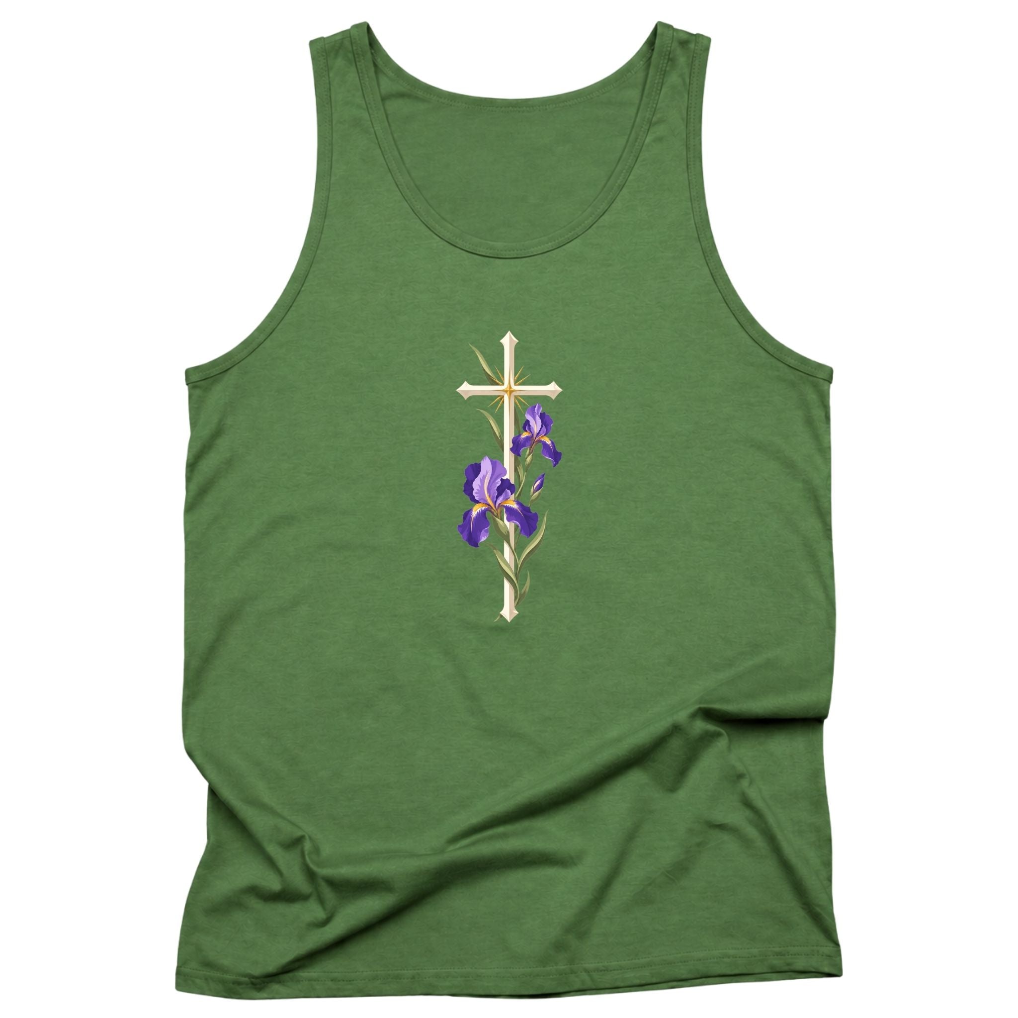 Iris Cross Christian Tank Top