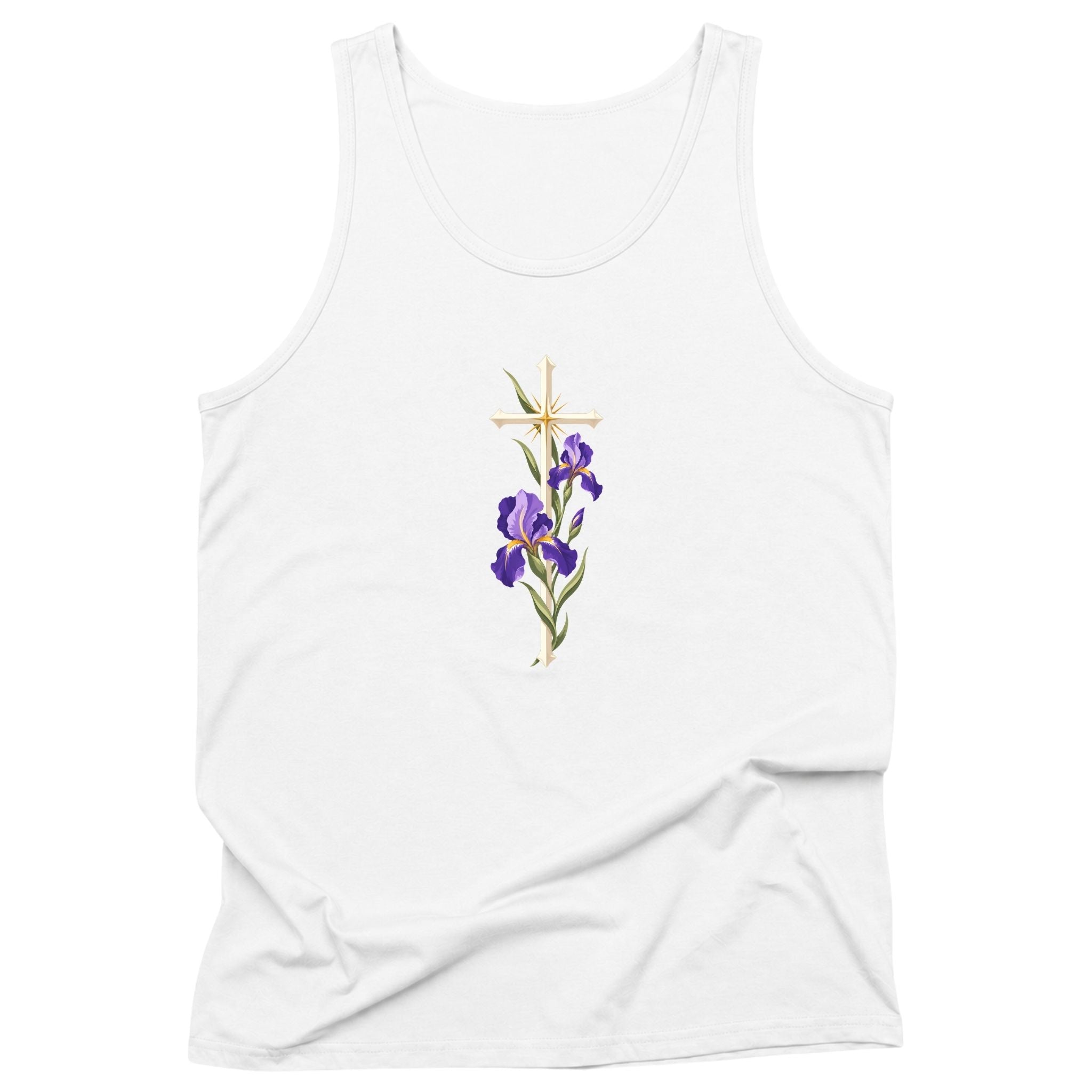 Iris Cross Christian Tank Top