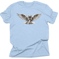 Kneeling Guardian Angel Christian T-Shirt