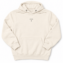 Amen Premium Hoodie in Sandshell