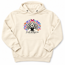 All Things New Premium Hoodie in Sandshell