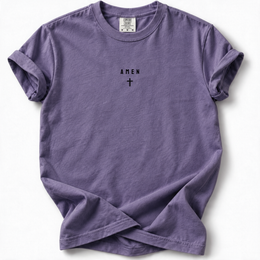 Amen Premium T-Shirt — Grape