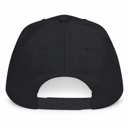 Be Not Afraid black hat, back view with adjustable snapback