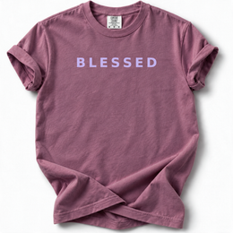 Blessed Premium T-Shirt — Berry — front