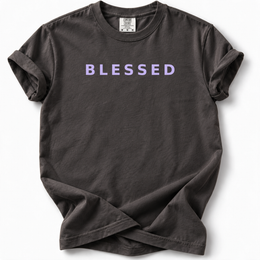 Blessed Premium T-Shirt — Graphite — front