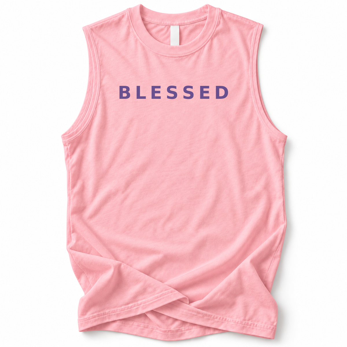 Blessed Soft Tank — Pink — front
