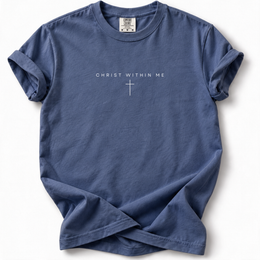 Christ Within Me Premium T-Shirt — China Blue