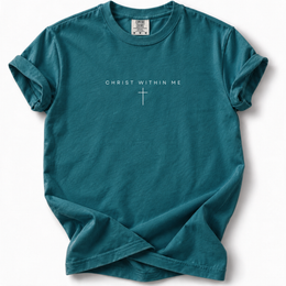 Christ Within Me Premium T-Shirt — Topaz Blue