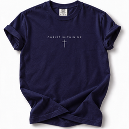Christ Within Me Premium T-Shirt — True Navy
