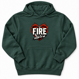 Holy Spirit Fire Premium Hoodie in Sports Green