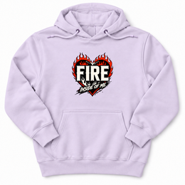 Holy Spirit Fire Premium Hoodie in Lilac