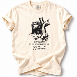 Forgiveness Prayer Premium T-Shirt — Ivory