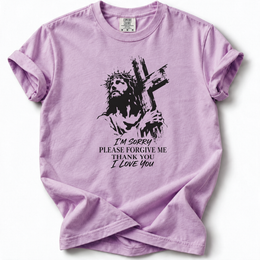 Forgiveness Prayer Premium T-Shirt — Orchid