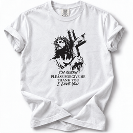 Forgiveness Prayer Premium T-Shirt — White
