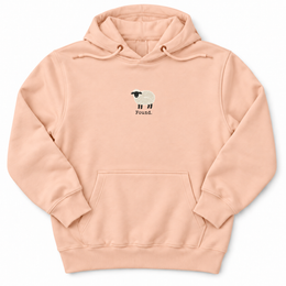 Sheep Found Premium Hoodie in Pale Pink