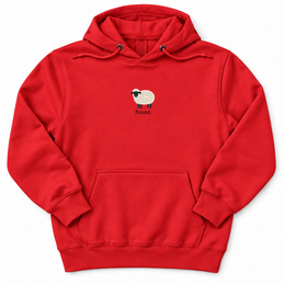 Sheep Found Premium Hoodie in Red