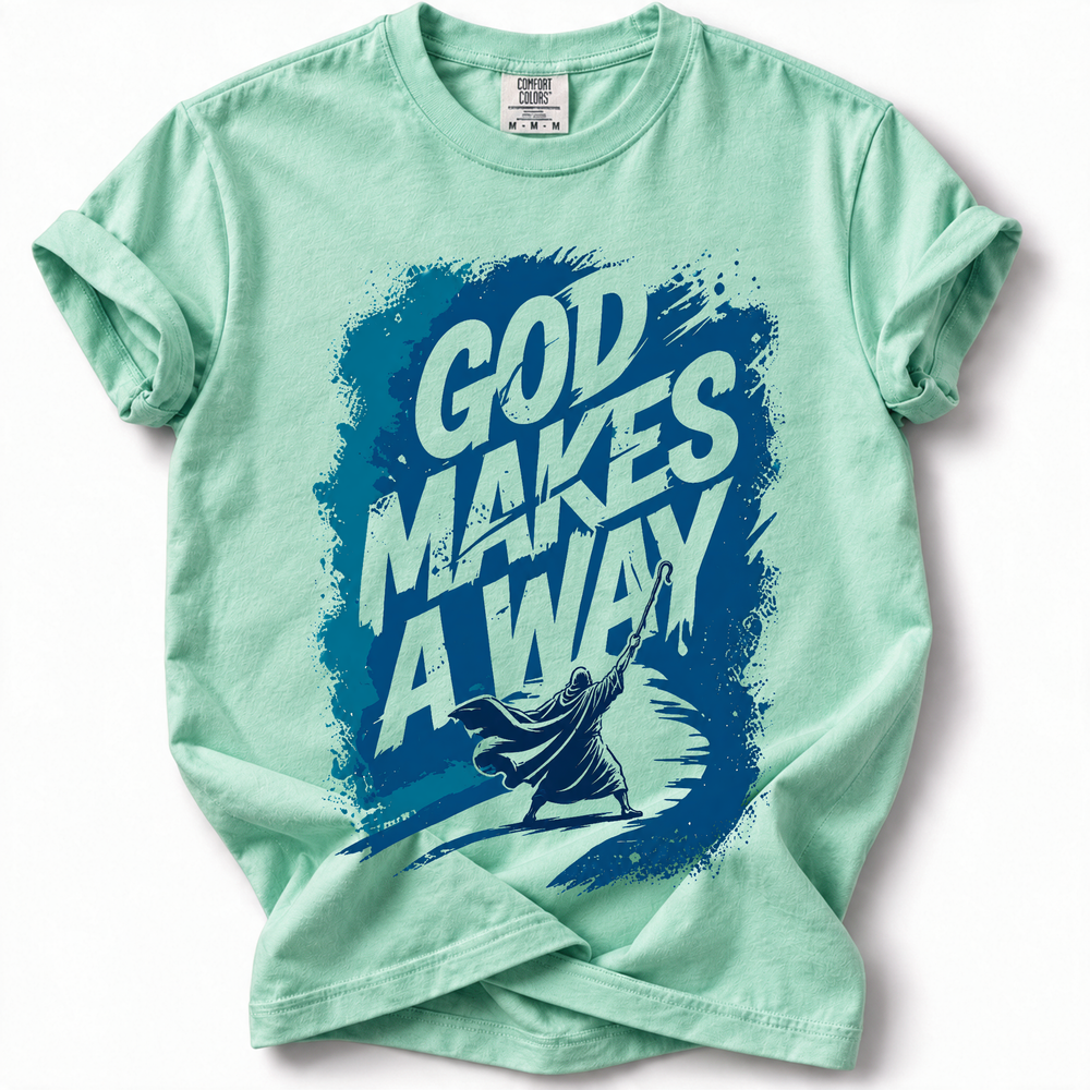 God Makes a Way Premium T-Shirt — Island Reef