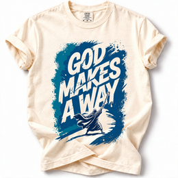 God Makes a Way Premium T-Shirt — Ivory