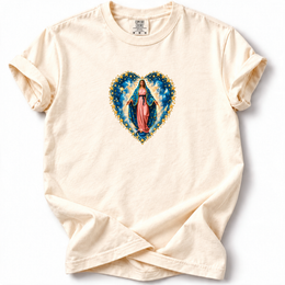 Guadalupe Virgin Premium T-Shirt — Ivory