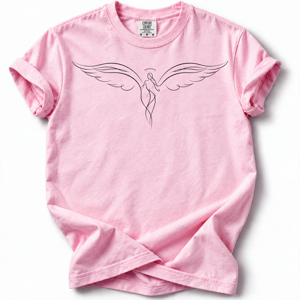 Guardian Angel Premium T-Shirt — Blossom — Front