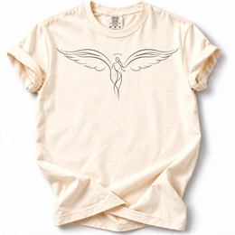 Guardian Angel Premium T-Shirt — Ivory — Front