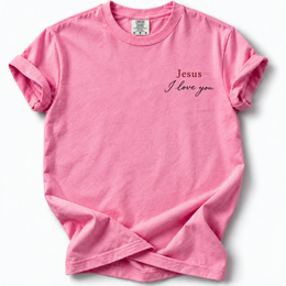 Jesus I Love You Premium T-Shirt — Crunchberry