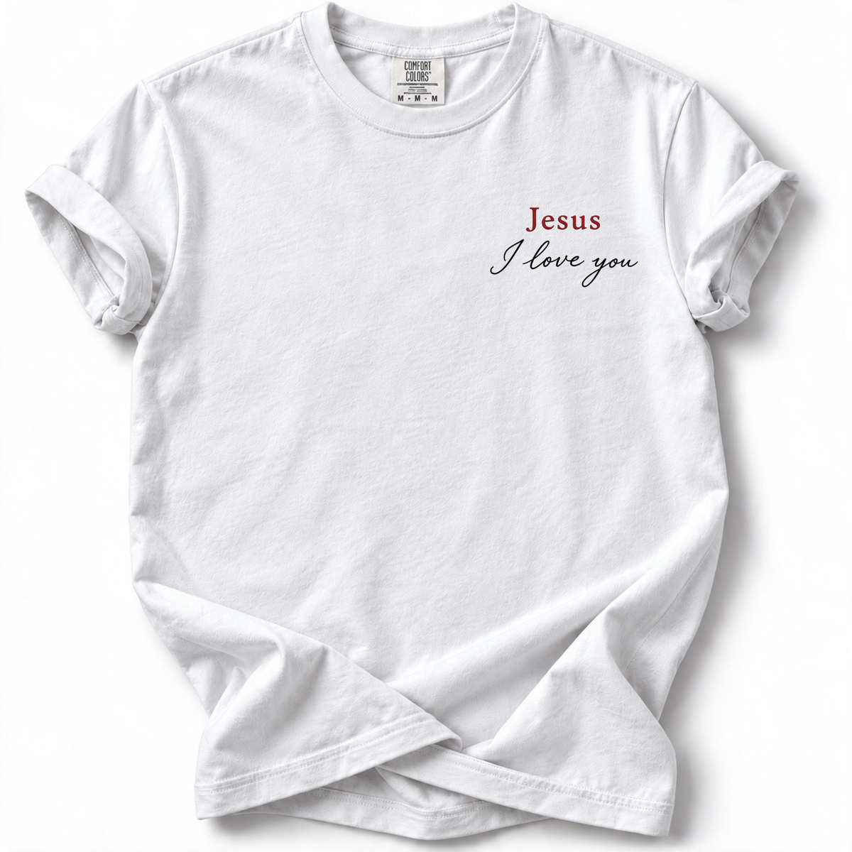 Jesus I Love You Premium T-Shirt — White