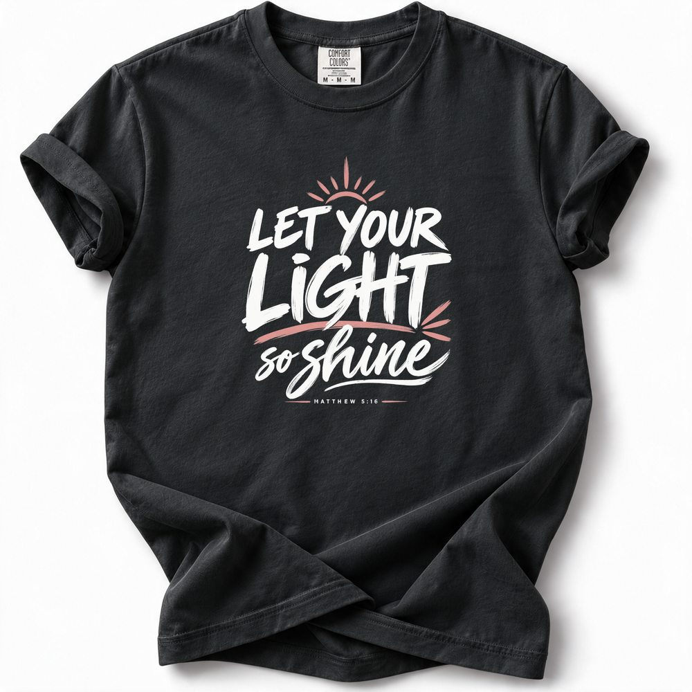 Let Your Light Shine Premium T-Shirt — Black