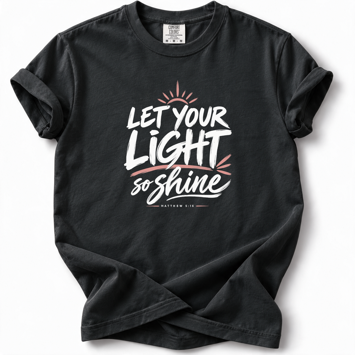 Let Your Light Shine Premium T-Shirt — Black