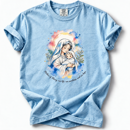 Mother of Mercy Premium T-Shirt — Chambray