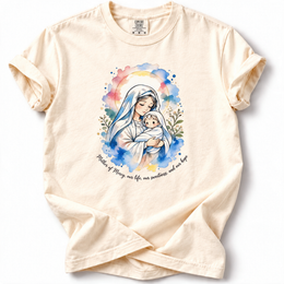 Mother of Mercy Premium T-Shirt — Ivory