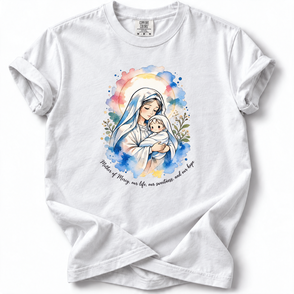 Mother of Mercy Premium T-Shirt — White