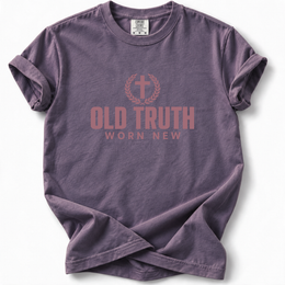 Old-Truth Wine Comfort Colors 1717 front flat mockup