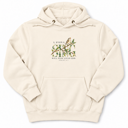 Sing Unto God Bird Premium Hoodie in Sandshell
