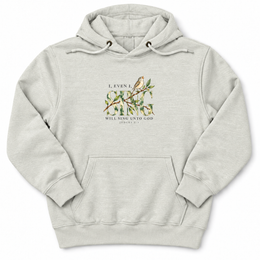Sing Unto God Bird Premium Hoodie in Oatmeal Heather