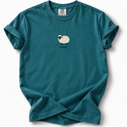 Sheep Found Premium T-Shirt — Topaz Blue