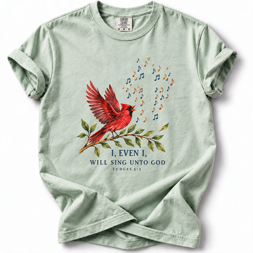 Sing Unto God Cardinal Premium T-Shirt — Bay