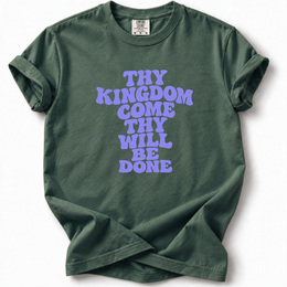 Thy Kingdom Come Premium T-Shirt — Blue Spruce