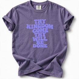 Thy Kingdom Come Premium T-Shirt — Grape