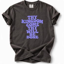 Thy Kingdom Come Premium T-Shirt — Graphite