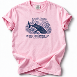Uttermost Sea Whale Premium T-Shirt — Blossom