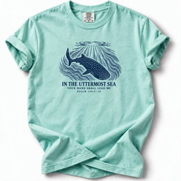 Uttermost Sea Whale Premium T-Shirt — Chalky Mint