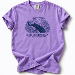 Uttermost Sea Whale Premium T-Shirt — Violet