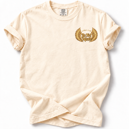 Be Not Afraid Angel Edition T-Shirt — Ivory front folded mockup